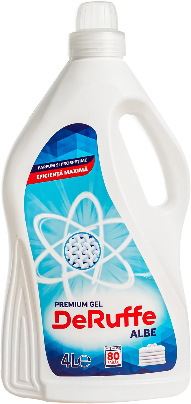 Deruffe Whites Detergent (4L, 80 washes)