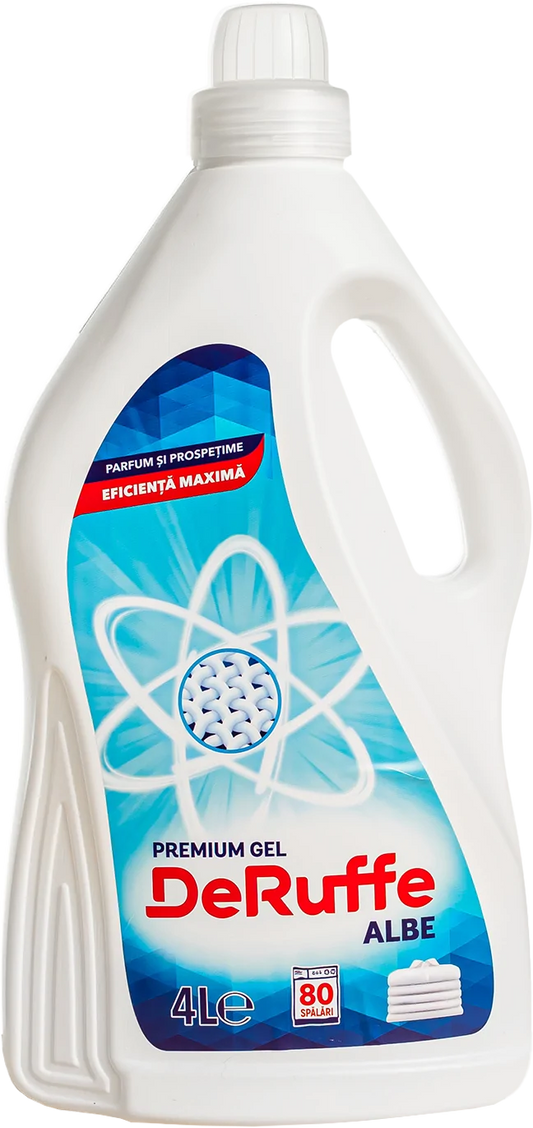Deruffe Whites Detergent (4L, 80 washes)